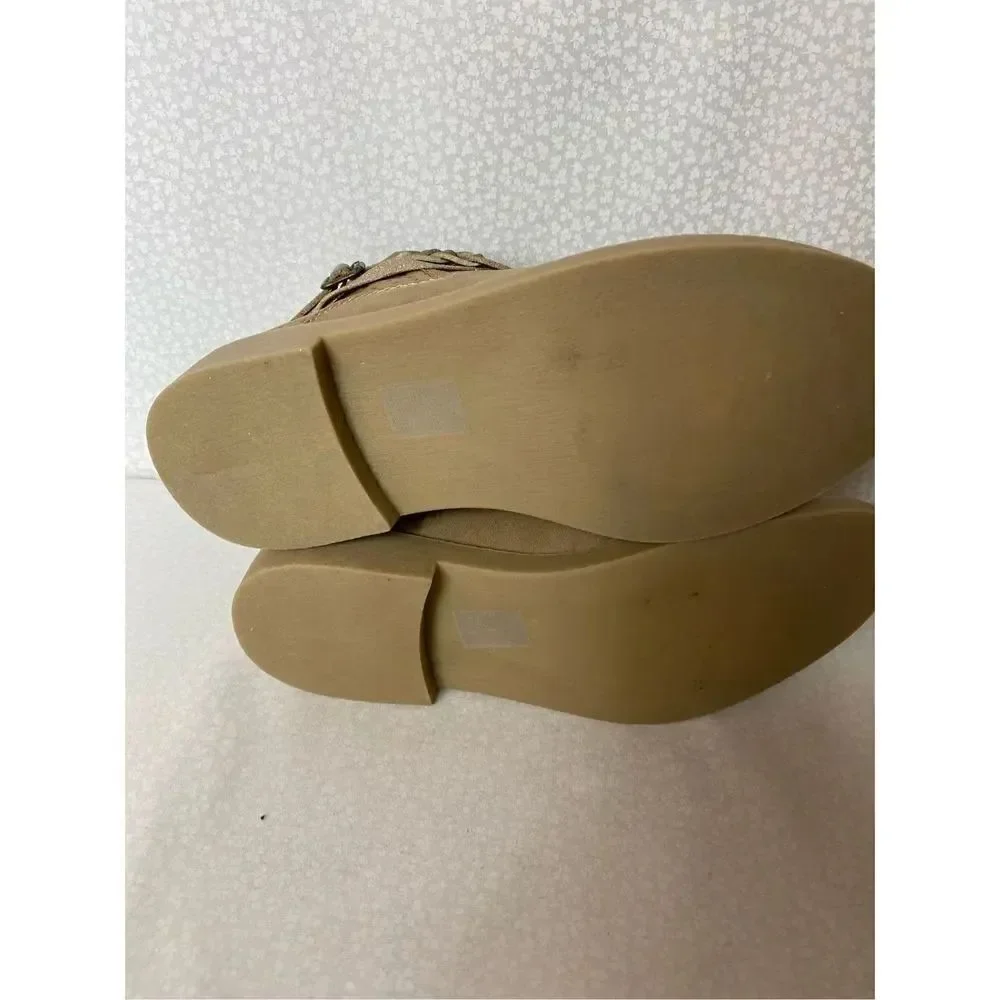 Blowfish Malibu GIRLS SIZE 2 Keeping Up-k Ankle Boot in Light Taupe Willow